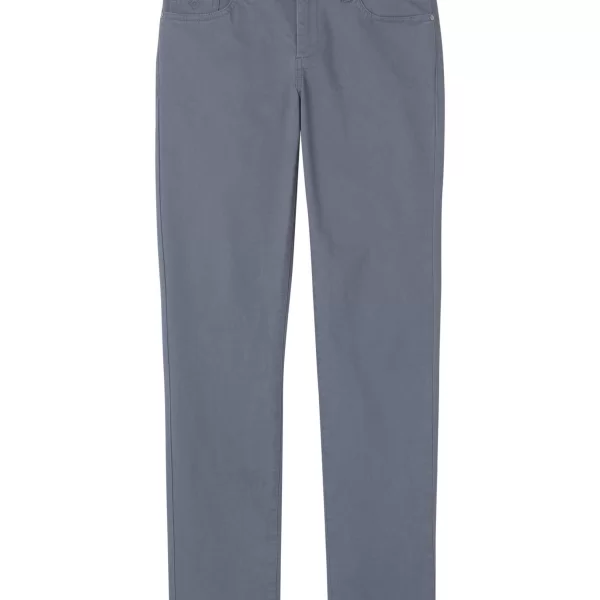 Gant γυναικείο τζιν παντελόνι πεντάτσεπο μονόχρωμο με logo patch πίσω (34 L) - 4100030 Γκρι