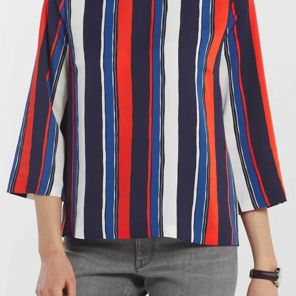 Gant γυναικεία μπλούζα με πολύχρωμο ριγέ σχέδιο - 4301079 Πολύχρωμο