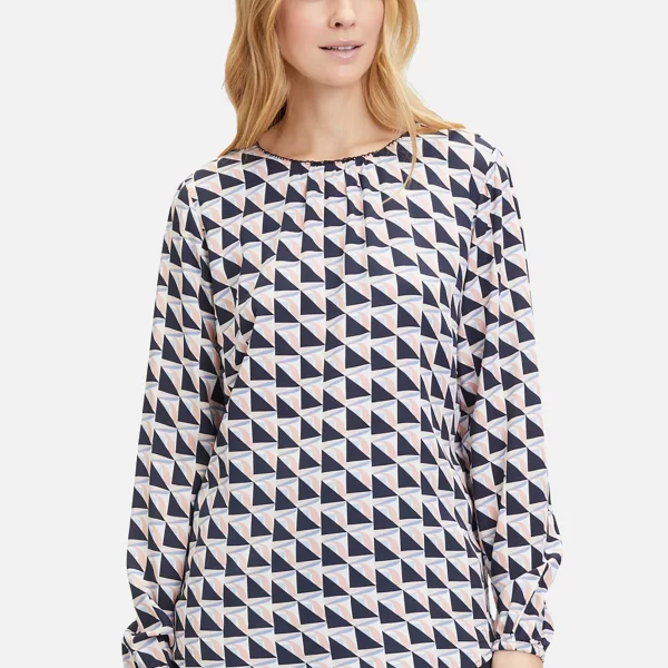 Betty Barclay γυναικεία μπλούζα με all-over contrast print - 8659/2414 Πολύχρωμο