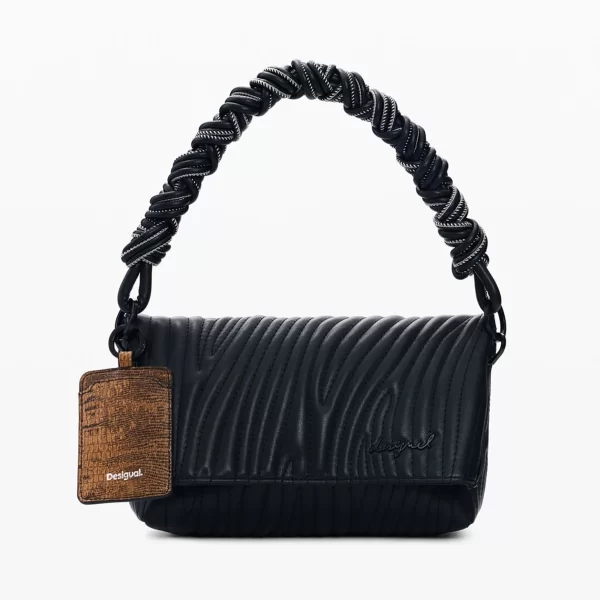 Desigual γυναικεία τσάντα χειρός με ανάγλυγη υφή 