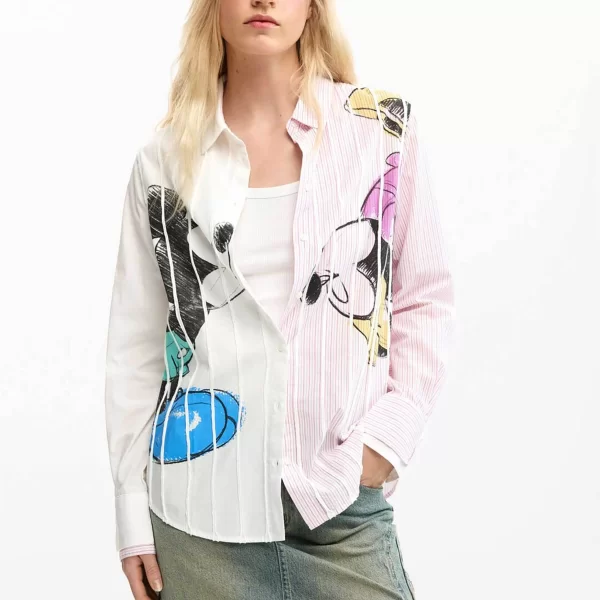 Desigual γυναικείo πουκάμισο με print 