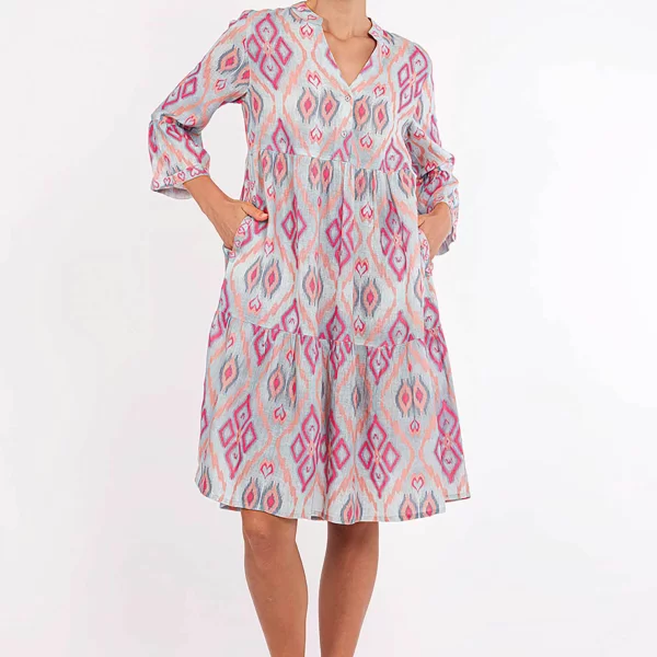 Nimo With Love γυναικείο mini φόρεμα με print 