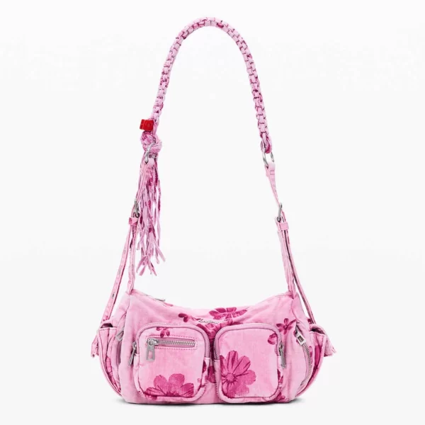 Desigual γυναικεία τσάντα ώμου denim 