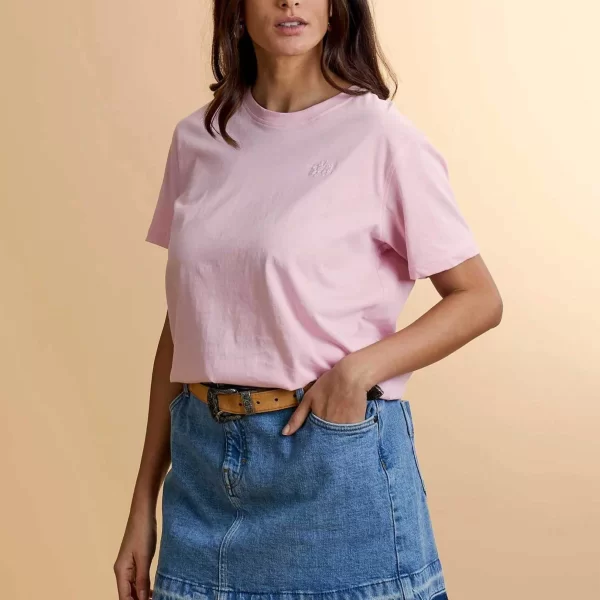 La Martina γυναικείο T-shirt με κεντημένο λογότυπο Regular Fit 