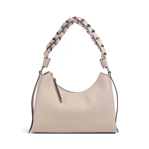 Coccinelle γυναικεία δερμάτινη τσάντα ώμου 