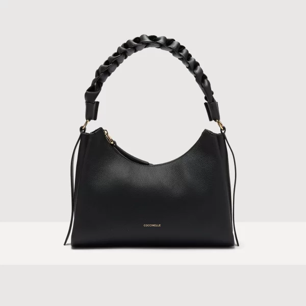 Coccinelle γυναικεία δερμάτινη τσάντα ώμου 