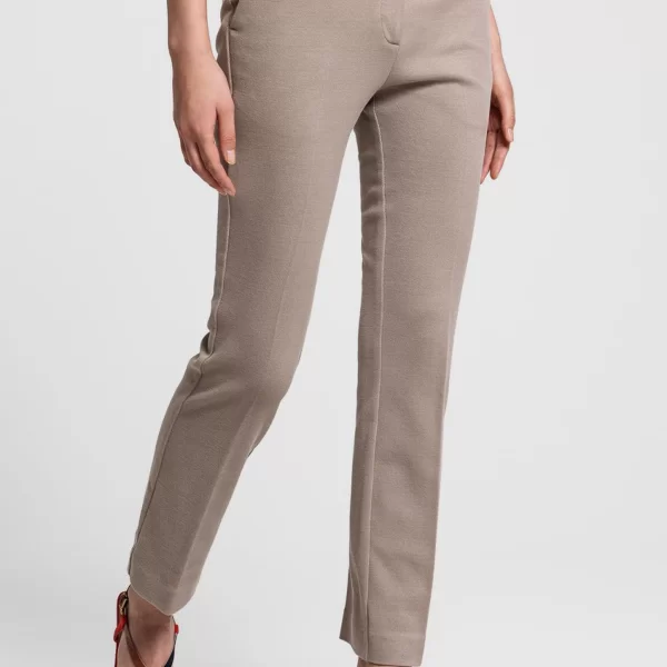 Gant γυναικείο παντελόνι ελαστικό μονόχρωμο 