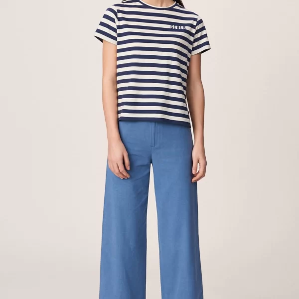 Gant γυναικείο παντελόνι Oversized Chino - 4158001 Μπλε