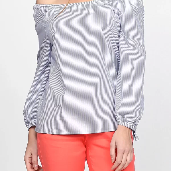 GANT Gant γυναικεία έξωμη μακρυμάνικη μπλούζα - 4301024 Μπλε