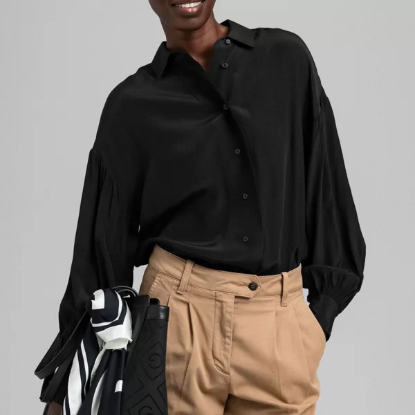 Gant γυναικείο πουκάμισο με μανίκια balloon 