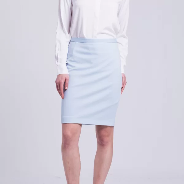 Γυναικεία φούστα μονόχρωμη πικέ GANT - 4401008