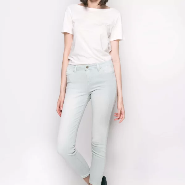 Esprit Γυναικείο παντελόνι Esprit - 047EE1B046 Υπόλευκο