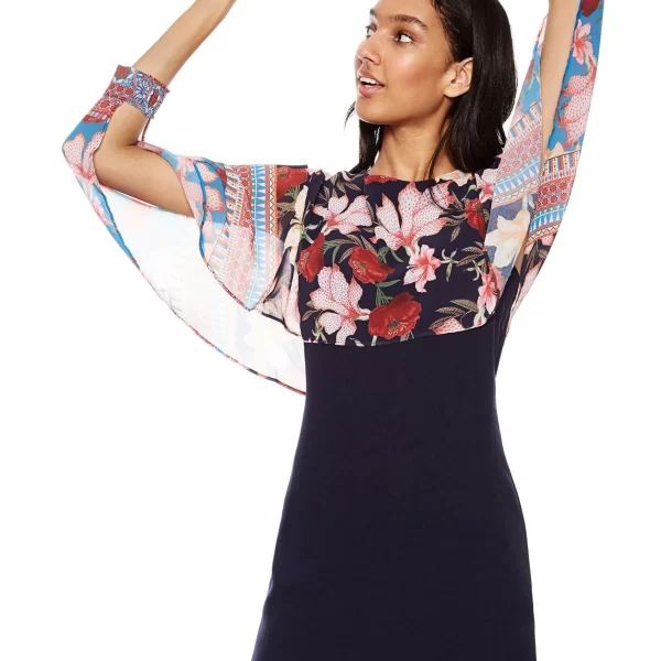 Γυναικείο φόρεμα Olivia Desigual - 18SWVWBY Μπλε