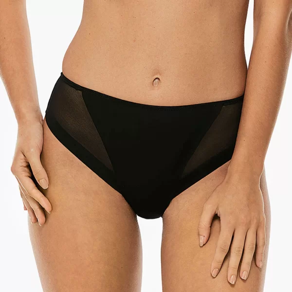 Lovable γυναικείο σλιπ με τούλι ''Invisible Ultralight'' - LOV-10251 Μαύρο