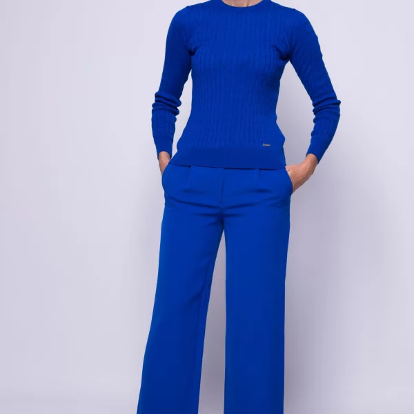 Γυναικείο παντελόνι Gant - 4150006 Μπλε Ηλεκτρίκ