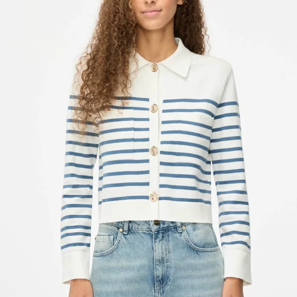 iBlues γυναικεία ζακέτα με ριγέ σχέδιο 