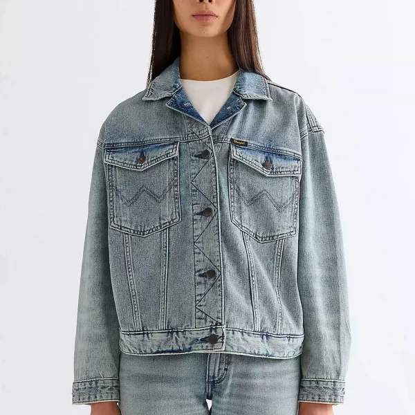 Wrangler® γυναικείο denim jacket Relaxed Fit 