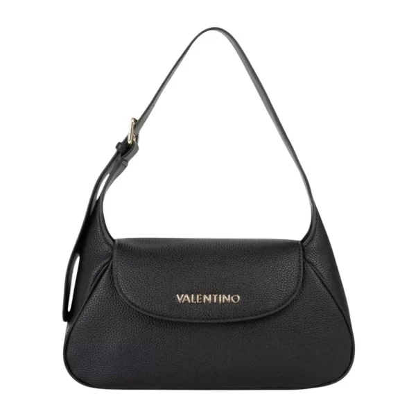 Valentino γυναικεία τσάντα ώμου με μεταλλικό λογότυπο 
