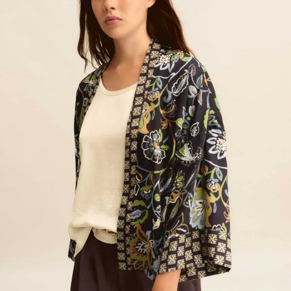 Emme by Marella γυναικείο κιμονό με εμπριμέ σχέδιο 