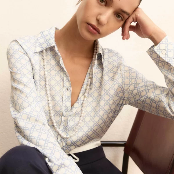 EMME Emme by Marella γυναικείο πουκάμισο με all-over print 