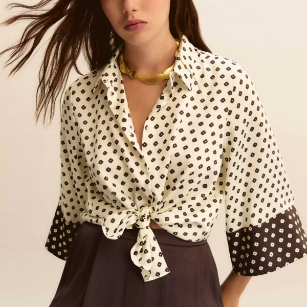 Emme by Marella γυναικείο πουκάμισο με all-over print 