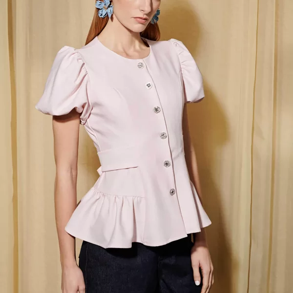 Sister Jane γυναικείο τοπ με balloon μανίκια 