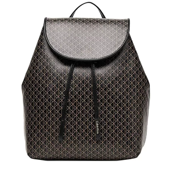 Calvin Klein Jeans γυναικείο backpack με all-over logo print - LV04F3271G Μαύρο