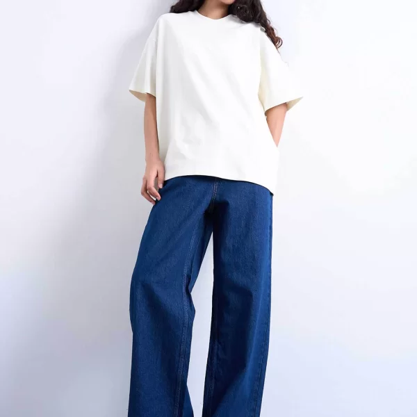 Topshop γυναικείο T-shirt μονόχρωμο 