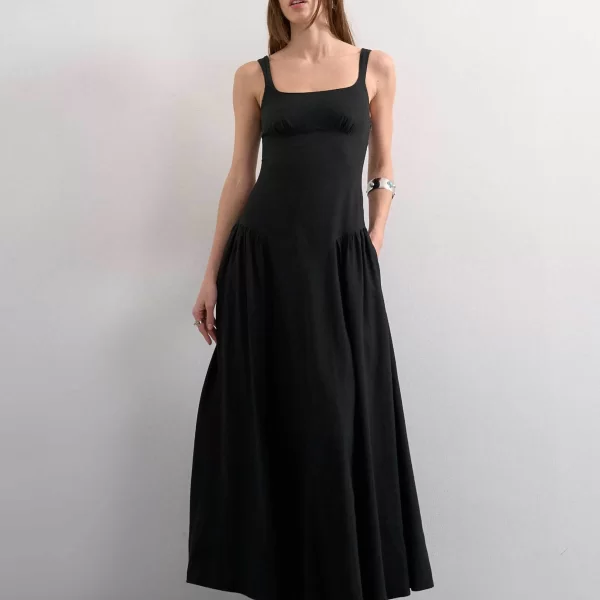 Topshop γυναικείο midi φόρεμα 