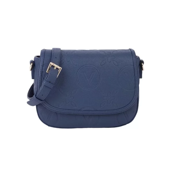 Valentino γυναικεία τσάντα ώμου/crossbody με ανάγλυφο λογότυπο 