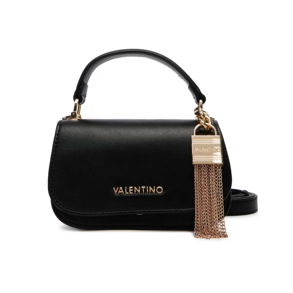 VALENTINO BY MARIO VALENTINO Valentino γυναικεία τσάντα χειρός με μεταλλικό λογότυπο 