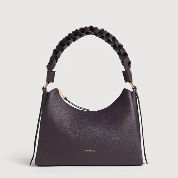 Coccinelle γυναικεία δερμάτινη τσάντα ώμου 