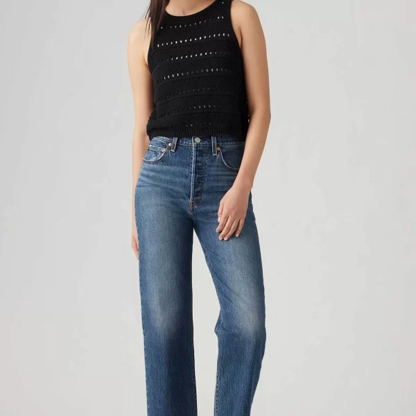 Levi's Levi's® γυναικείο τζιν παντελόνι πεντάτσεπο Straight Fit - 726930218 Denim Blue Ανοιχτό