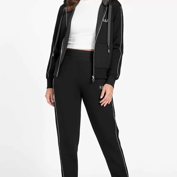 Guess γυναικείο παντελόνι φόρμας με λωρίδα και λογότυπο 