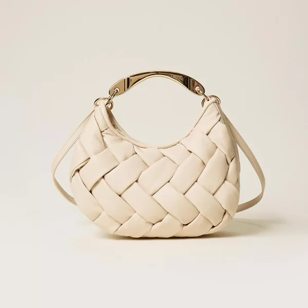 Twinset γυναικεία τσάντα χειρός με μεταλλική λαβή 