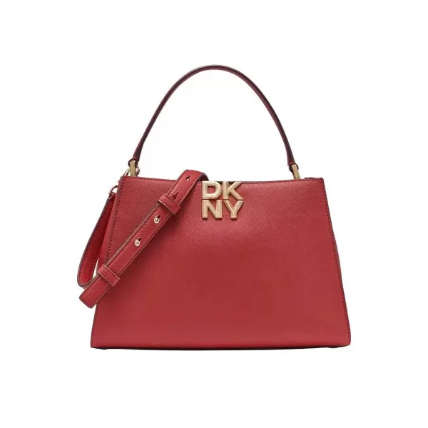 DKNY γυναικεία τσάντα χειρός με μεταλλικό λογότυπο 