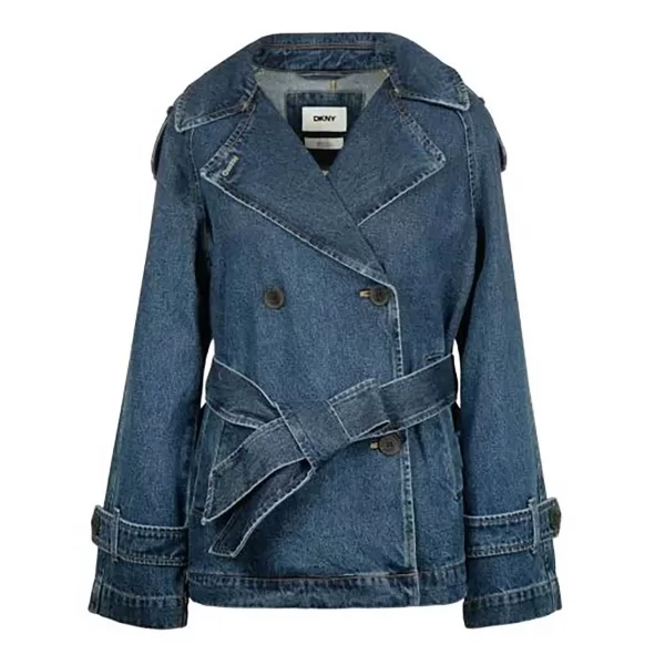 DKNY γυναικείο denim jacket - DL5MPV83 Denim Blue Σκούρο