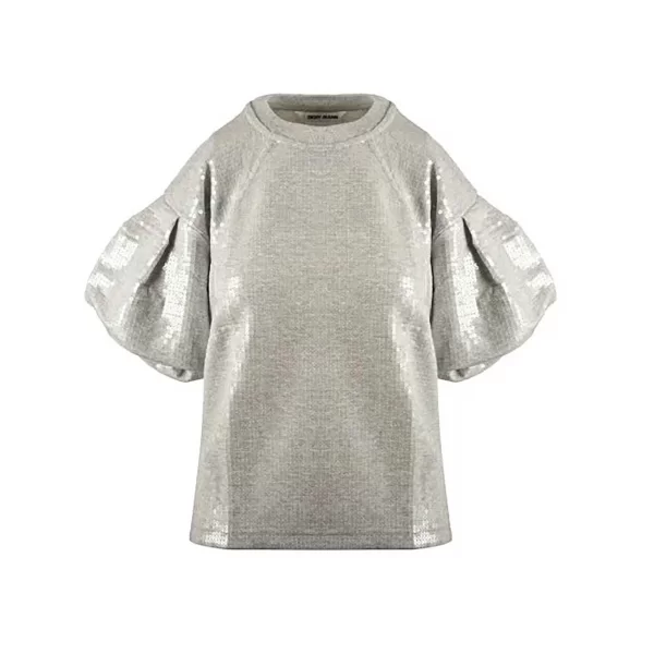 DKNY γυναικεία μπλούζα με παγιέτες - DJ6T1670 Γκρι