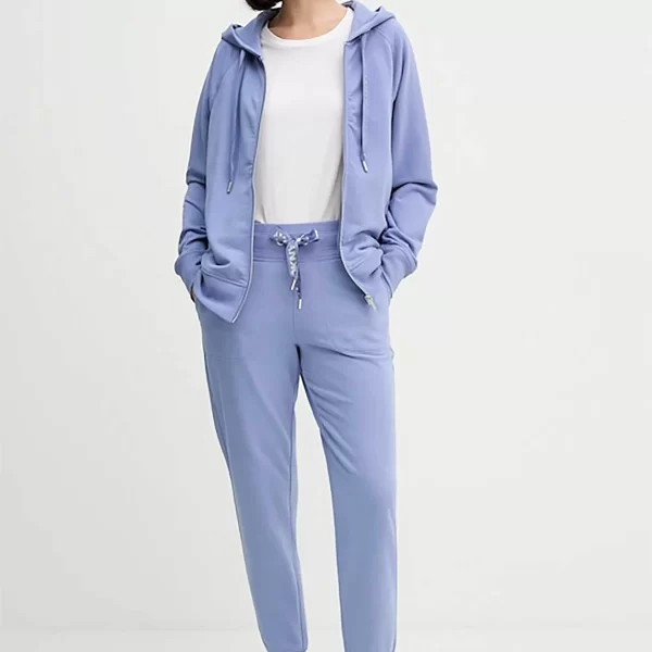 DKNY γυναικείο παντελόνι φόρμας μονόχρωμο - DP6P3496 Μπλε