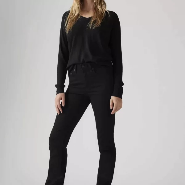 Levi's Levi's® γυναικείο ψηλόμεσο τζιν παντελόνι πεντάτσεπο Slim Straight Fit 