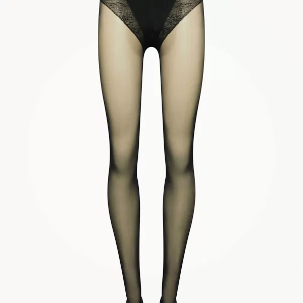 Wolford γυναικείο καλσόν μονόχρωμο - 18517 Μαύρο