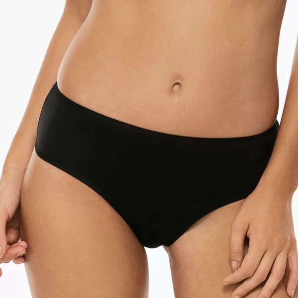 Lovable γυναικείο σλιπ ''Midi Invisible'' - LOV-10193 Μαύρο