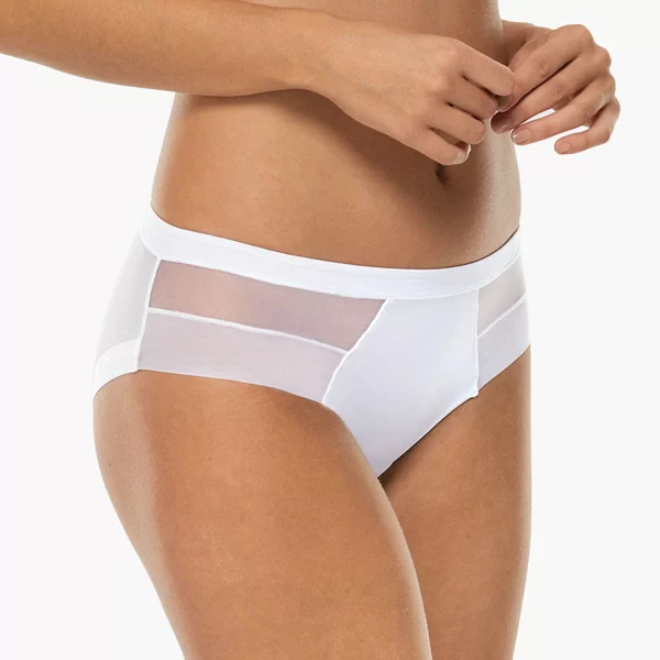 Lovable γυναικείο σλιπ με τούλι ''Ultralight'' - LOV-10231 Λευκό