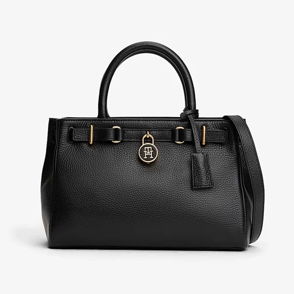 Tommy Hilfiger γυναικεία τσάντα tote με μεταλλικό μονόγραμμα 