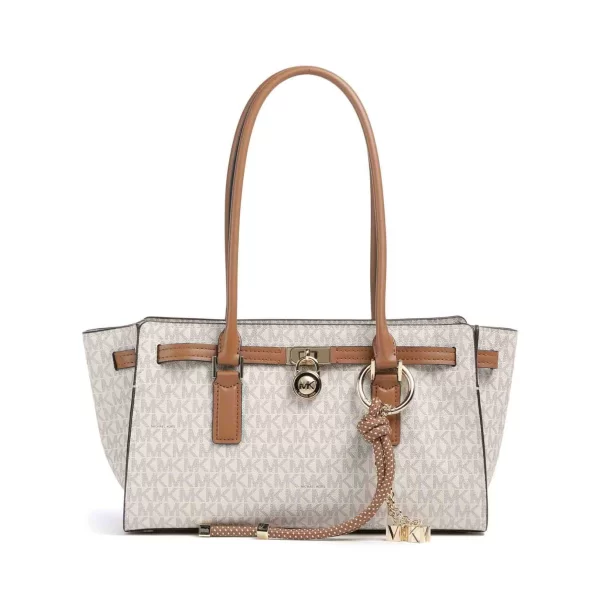 Michael Kors γυναικεία δερμάτινη τσάντα ώμου με all-over monogram 
