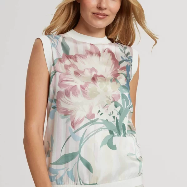 Ted Baker γυναικεία αμάνικη μπλούζα με all-over floral print 
