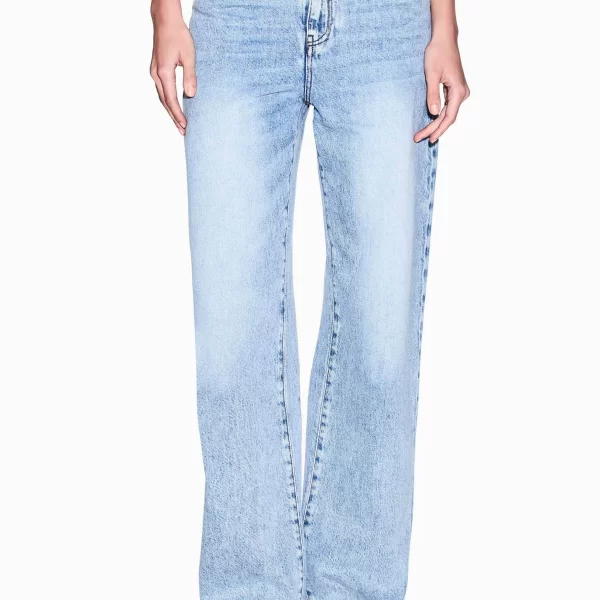 Armani Exchange γυναικείο τζιν παντελόνι πεντάτσεπο Relaxed Fit - XW000100AF21338 Denim Blue Ανοιχτό