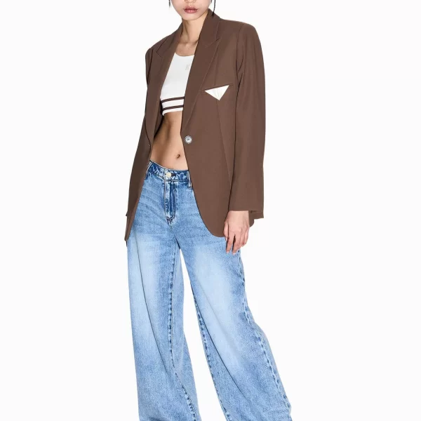 Armani Exchange γυναικείο cropped τοπ με monogram - XW001750AF10804 Λευκό