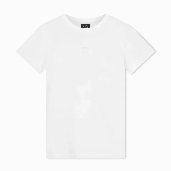 ARMANI EXCHANGE Armani Exchange γυναικείο T-shirt με λογότυπο Regular Fit - XW002316AF10358 Λευκό