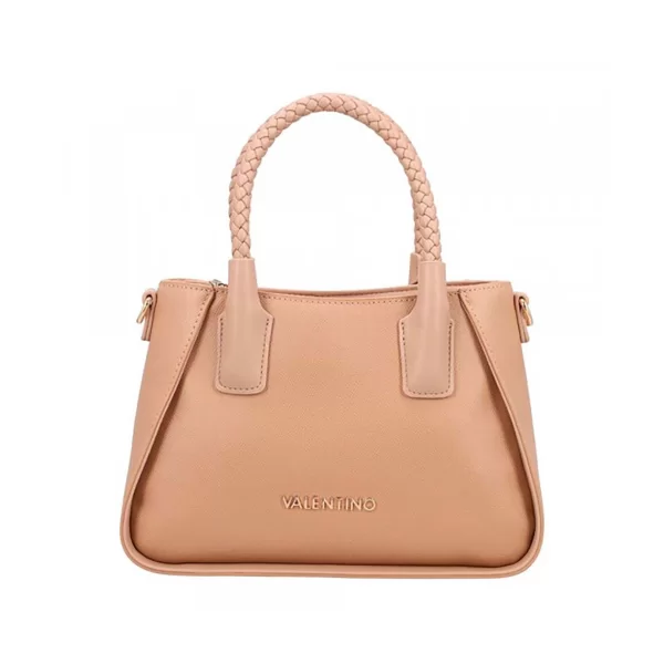 VALENTINO BY MARIO VALENTINO Valentino γυναικεία τσάντα χειρός με διακοσμητικές ραφές και λογότυπο 